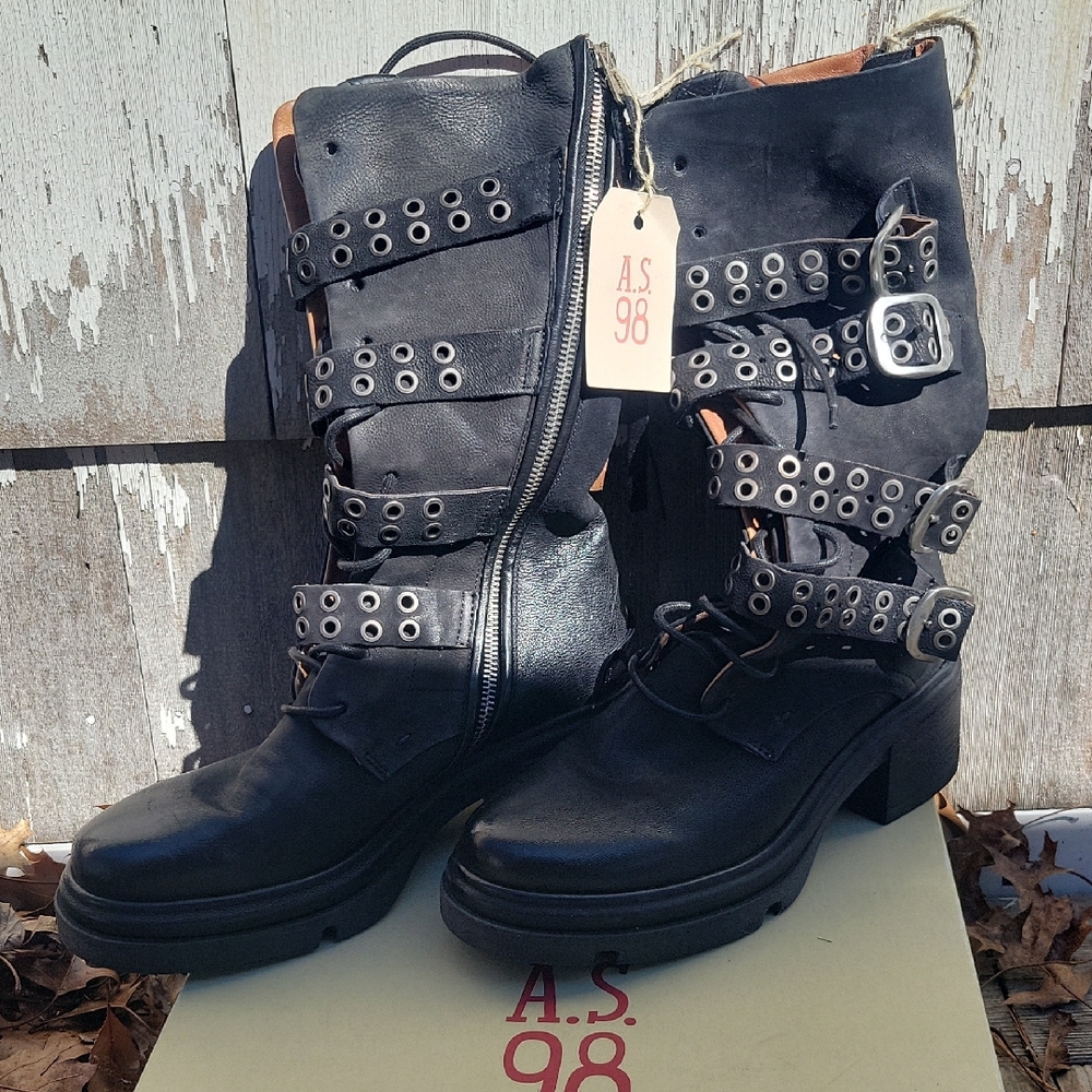 A.S 98 Ellington Moto Boot - Picture 2 of 16